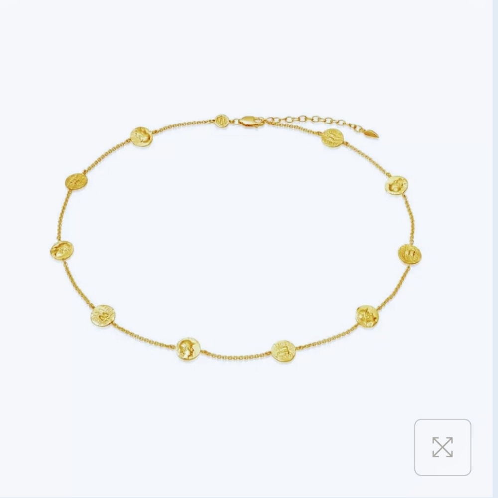 Missoma _ Lucy Williams Gold Legion Coin Choker
